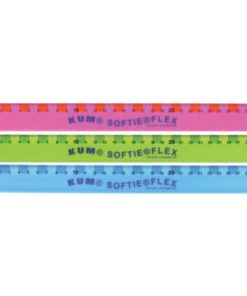 Lineal Kunststoff SOFTIE®FLEX – 30 cm, flexibel, sortiert