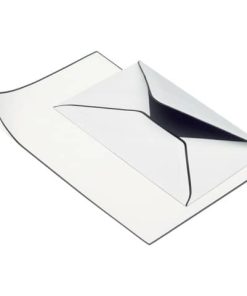 Briefmappe Trauerpost – A5/C6 weiß matt, je 5 Stück