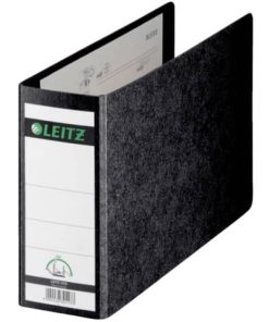 1076 Ordner Hartpappe – 77 mm, ohne Griffloch, für Größe A5 quer