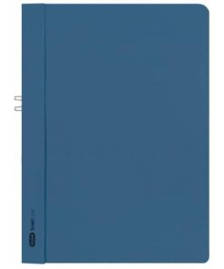 Klemmhandmappe ohne Deckel – A4, 10 Blatt, Manilakarton (RC), blau