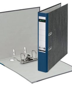 1050 Ordner Pappe A4 Wolkenmarmor, 52 mm, blau