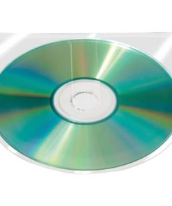 CD/DVD-Hüllen selbstklebend – ohne Lasche, transparent, 10 Stück