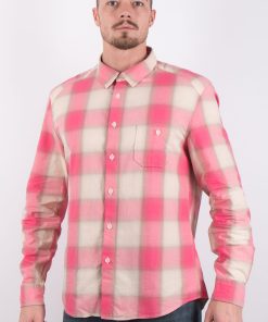 Drykorn LAREMTO Hemd creme rosa kariert 148067