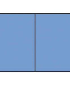 Briefkarte Paperado – A6, 220 g/qm, doppelt, hoch, planliegend, dunkelblau gerippt