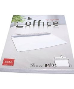Versandtasche Office – B4, hochweiß, hk, m.ID, oF, 80 g/qm, 25 Stück
