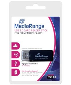 USB 3.0 Speicherkartenlese-Stick, schwarz