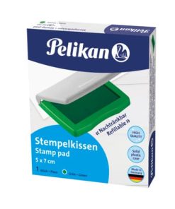 Stempelkissen 3E Kunststoff-Gehäuse – 70 x 50 mm, grün getränkt