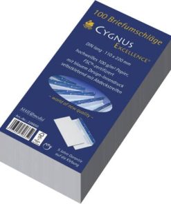 Briefumschlag DL, haftkebend, weiß, Offset 100g, 100 Stück