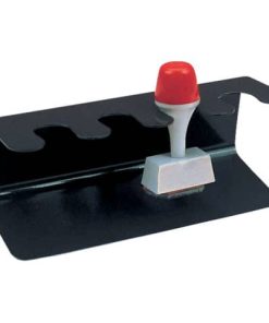 Stempelträger – gerade, 156 x 60 x 65 mm, schwarz, für 4 Stempel