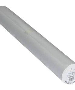 Transparente Skizzierpapierrolle 0,64 x 20m 40/45 g/qm