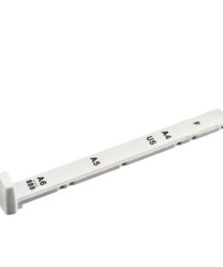 1727 Anschlagschiene für Locher NeXXt Serie – Kunststoff, hellgrau