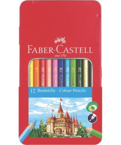 Buntstifte – 12er Metalletui, sortiert, hexagonal