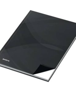 Notizbuch – A5, Hardcover, blanko, 96 Blatt, schwarz