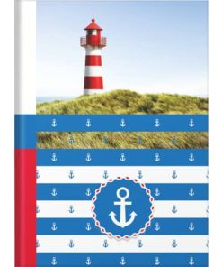 Notizbuch Maritim – A5, kariert, 96 Blatt