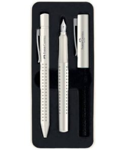 Geschenkset GRIP 2010 – Füller+Kugelschreiber, coconut milk