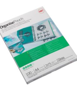 Laminiertasche Organise, A4+, 125 Micron, glänzend,  glasklar