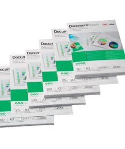 Laminiertasche, A2, 125 Micron, glänzend, 50 Stück, glasklar