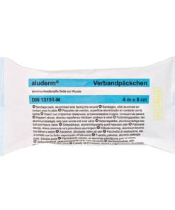 aluderm® Verbandpäckchen DIN 13151-M – mittel, 4m x 8cm