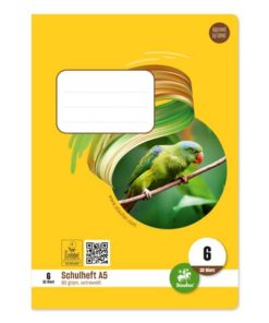 Heft LIN6 – A5, 32 Blatt, 80 g/qm, blanko