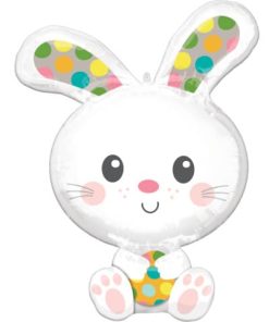 Folienballon Hase – 58 x 73 cm