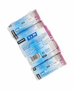 Kosmetik-Müllbeutel – 5 L, LDPE, weiß, 5x 20 Stück