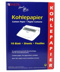 Kohlepapier – A4, 10 Blatt, schwarz