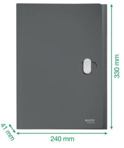 4624 Fächermappe Recycle – A4, 5 Fächer, 250 Blatt, PP, klimaneutral, blau