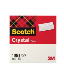 Klebeband Crystal Clear 600, Zellulose Acetat, 33 m x 19 mm