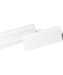 Etikettentasche HARD COVER – 1/2 A5 quer, transparent, selbstklebend, 10 Stück