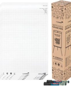Flipchart-Block SKETCH ECO – 65 x 98 cm, kariert, 80 g/qm, 20 Blatt