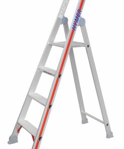 Hymer Stufenstehleiter 4026 4 Stufen einseitig