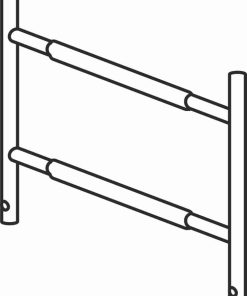 Geländerteil 2 Sprossen
