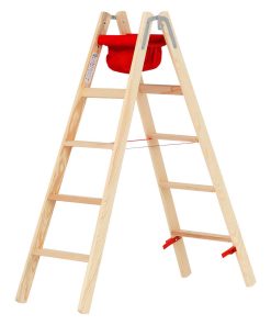 Hymer 71499/10 Holz-Stufenstehleiter