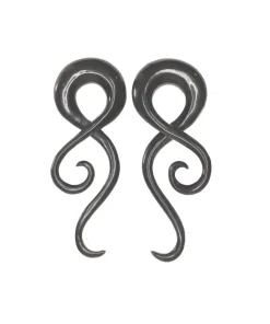 Ohrschmuck Dehnspirale Twisted Wave