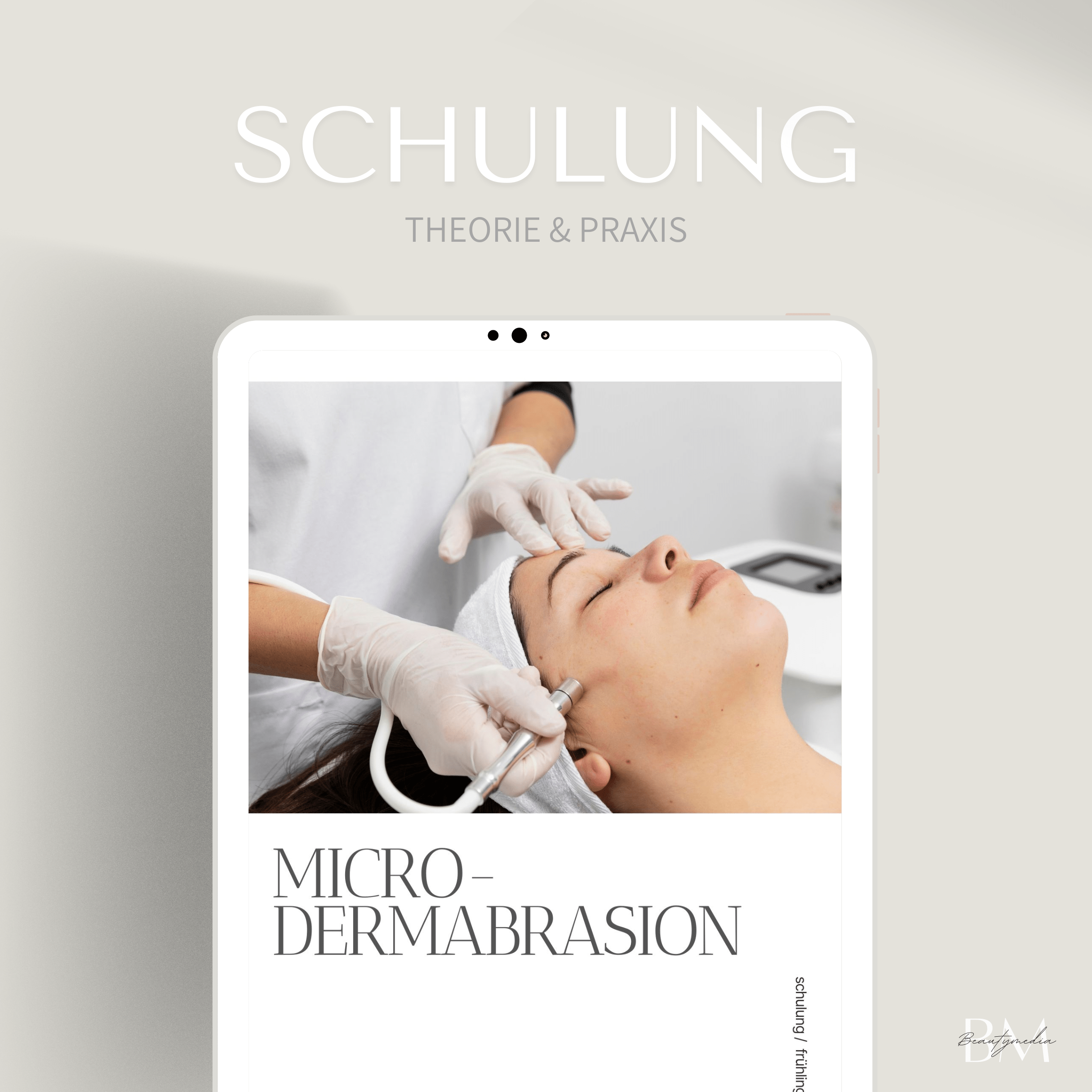 Schulung für die Microdermabrasion Behandlung