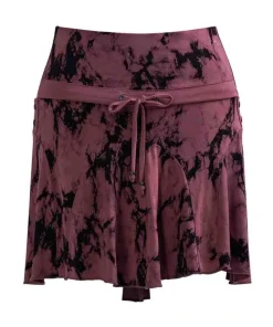 Minirock „Gitana Skirt“ Dusty Rose Tie-Dye, Hanf