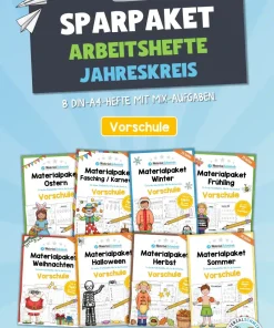 Sparpaket: 8 Arbeitshefte zum Jahreskreis (Vorschule) [Digital]