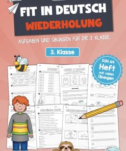 Fit in Deutsch: Wiederholungsaufgaben 3. Klasse (30 Arbeitsblätter) [Digital]