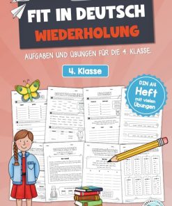 Fit in Deutsch: Wiederholungsaufgaben 4. Klasse (30 Arbeitsblätter) [Digital]