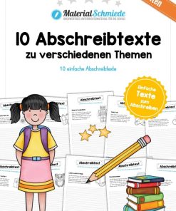 10 Abschreibtexte: Verschiedene Themen [Digital]