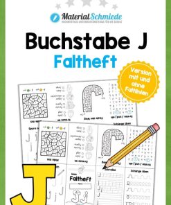 Buchstabe J: Faltheft [Digital]