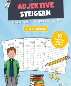 Adjektive steigern (5 Arbeitsblätter) [Digital]