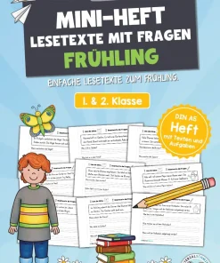 Lesetexte Frühling: Mini-Heft (1. & 2. Klasse) [Digital]