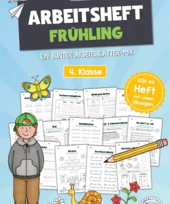 Arbeitsheft Frühling: 4. Klasse (25 Arbeitsblätter) [Digital]