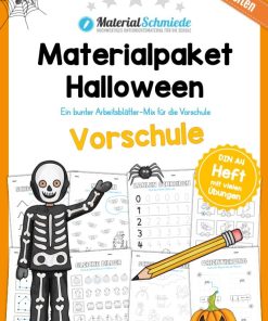 Materialpaket Halloween: Vorschule (20 Arbeitsblätter) [Digital]