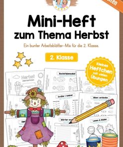 Mini-Heft: Herbst – 2. Klasse (25 Arbeitsblätter) [Digital]