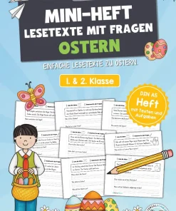 Lesetexte Ostern: Mini-Heft (1. & 2. Klasse) [Digital]