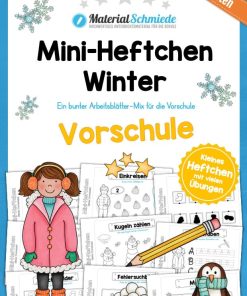 Mini-Heft: Winter – Vorschule (20 Arbeitsblätter) [Digital]