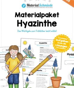 Materialpaket: Hyazinthe (6 Seiten) [Digital]