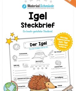 Steckbrief Igel [Digital]